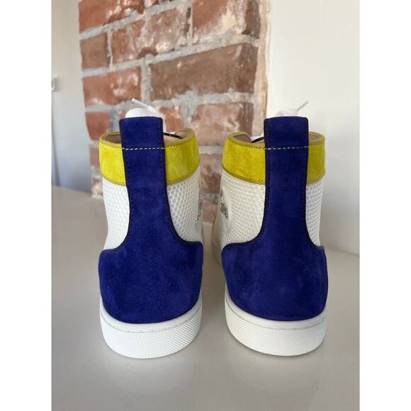 Christian‎ Louboutin Louis Orlato High Top Sneakers Size 40.5/US 7.5 Men’s - Picture 5 of 10